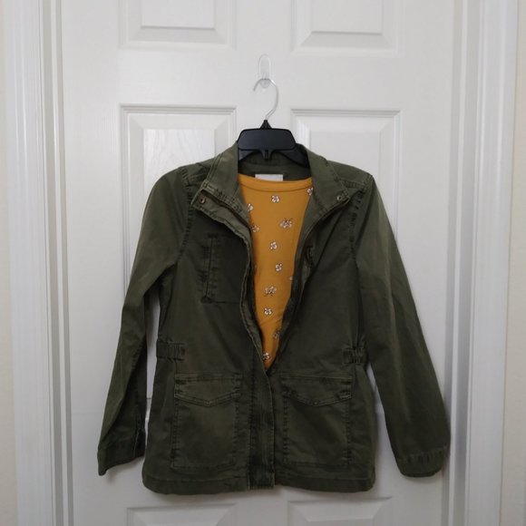 Sonoma Olive Green Utility Jacket Size S - Picture 4 of 13